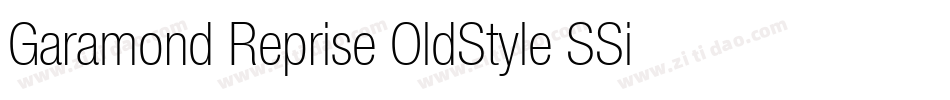 Garamond Reprise OldStyle SSi Normal字体转换